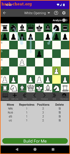 Chess Opening Manager screenshot