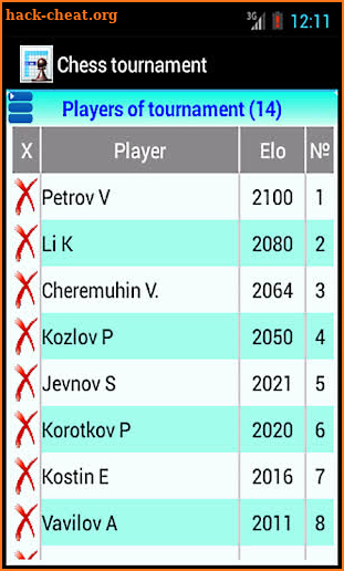 Chess Turnament screenshot