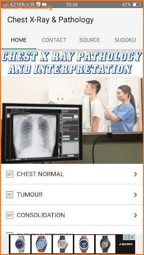 Chest X-Ray And Pathology screenshot