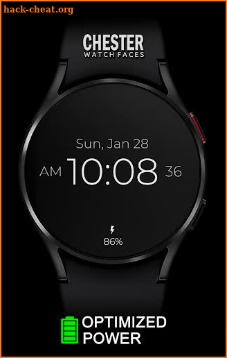 Chester Minimal watch face screenshot