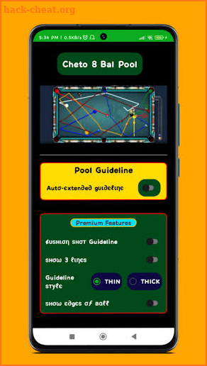 Cheto hacko 8 ball pool screenshot