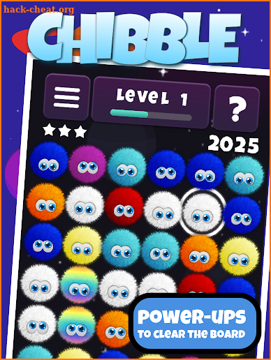 Chibble Premier, Match 3 game screenshot