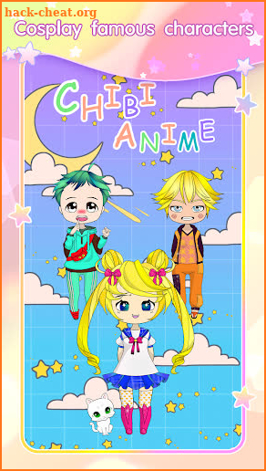 Chibi Doll Dress up & Coloring screenshot