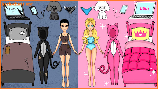 Chibi Dolls Games Dress Up screenshot