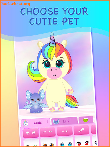 Chibi Unicorn Dress Up Avatar Creator screenshot