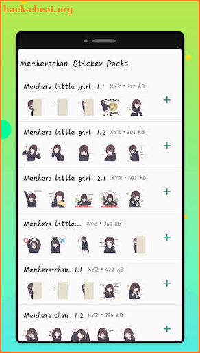 Chic Sticker-Add to Whatsapp-Anime screenshot