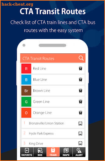 Chicago CTA Transit App: CTA Bus and Train Time screenshot