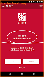 Chick-fil-A screenshot