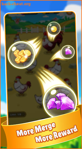 Chicken Legend-Merge Idle Game screenshot