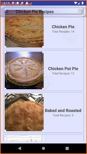 Chicken Pie Recipes screenshot