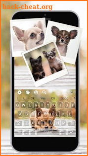 Chihuahua Cute Puppy keyboard Theme screenshot