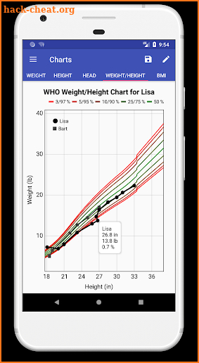 Child Growth Tracker Pro screenshot