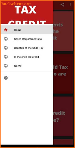 Child Tax Credit App screenshot