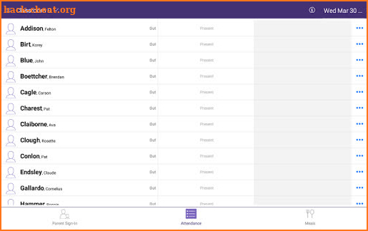 ChildPlus Attendance screenshot