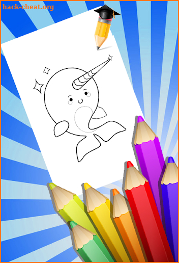 children coloring game screenshot