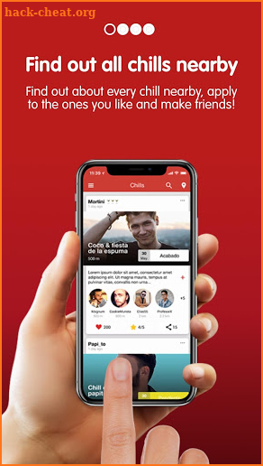 ChillApp - Gay group events screenshot
