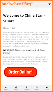 China Star Stuart Online Ordering screenshot