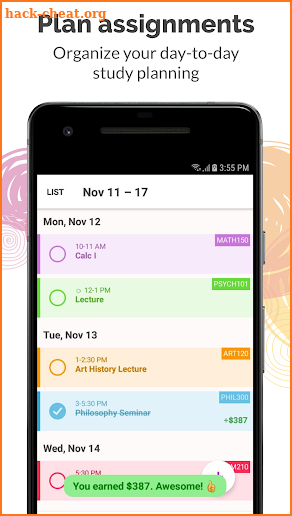 Chipper - Free Study Planner & Homework Organizer screenshot