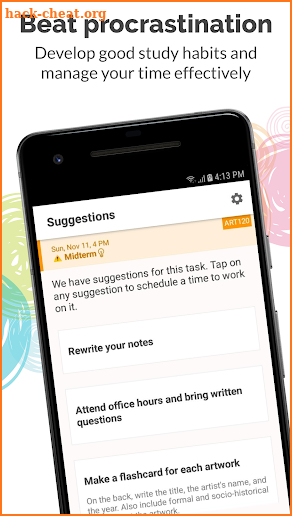 Chipper - Free Study Planner & Homework Organizer screenshot