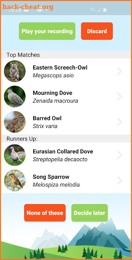 ChirpOMatic USA - Automatic Bird Song ID screenshot