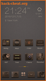 Chocolate Man GOLauncherTheme screenshot