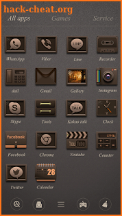 Chocolate Man GOLauncherTheme screenshot