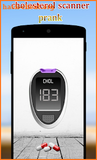 Cholesterol detector prank screenshot