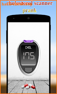 Cholesterol detector prank screenshot