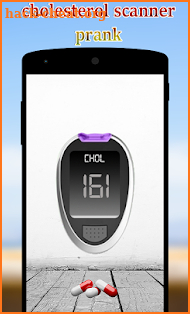 Cholesterol detector prank screenshot