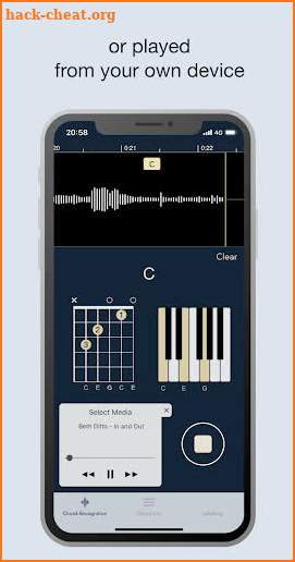 Chord AI - Real time Chord Recognition screenshot