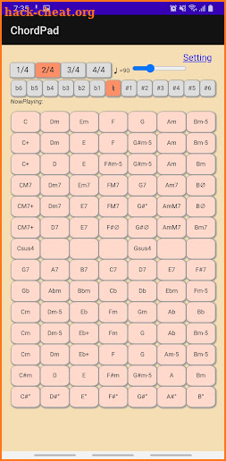Chordpad - Instruments screenshot