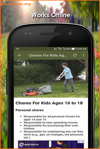 Chores For Kids By Age screenshot