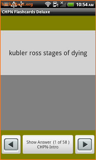 CHPN Flashcards Deluxe screenshot