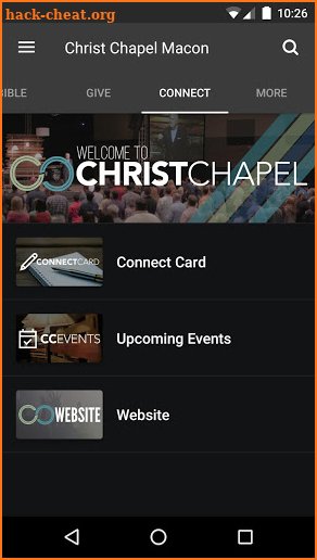 Christ Chapel Macon screenshot