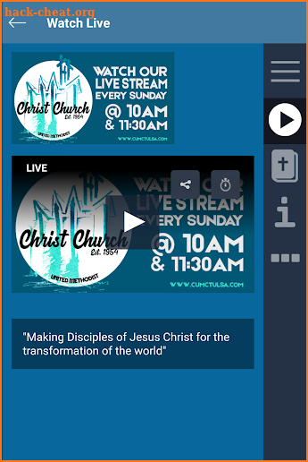 Christ UMC Tulsa OK screenshot