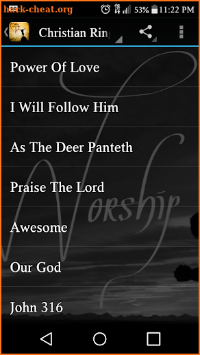 Christian Ringtones screenshot