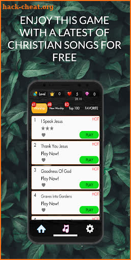 Christian Songs Piano Game. screenshot