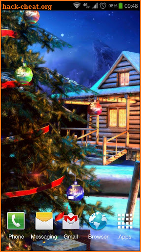 Christmas 3D Live Wallpaper screenshot