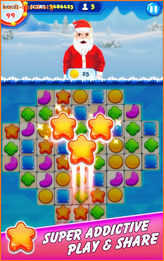 Christmas Bash - Santa Claus Match 3 Puzzle screenshot