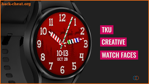 Christmas Candy Watch Face screenshot