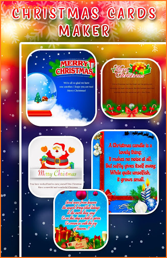 Christmas Cards Maker -Merry  Christmas screenshot