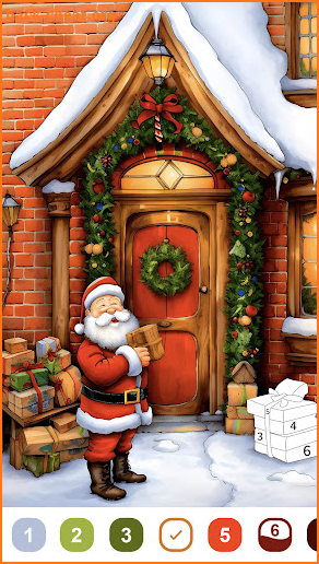 Christmas Color -Painting Book screenshot