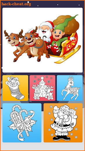 Christmas Coloring Book - Art Book Xmas Coloring screenshot