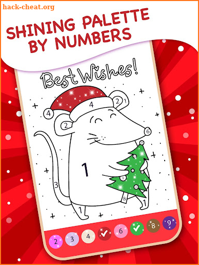 Christmas Coloring Book By Numbers screenshot