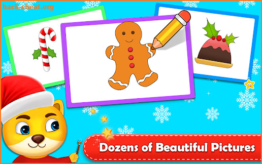 Christmas Coloring Book Games screenshot