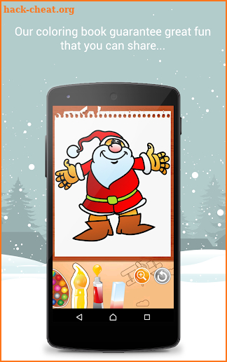 Christmas Coloring Book 🎅 Santa game for kids screenshot