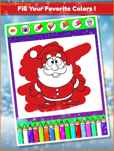 Christmas Coloring Fun - Kids Coloring Game screenshot