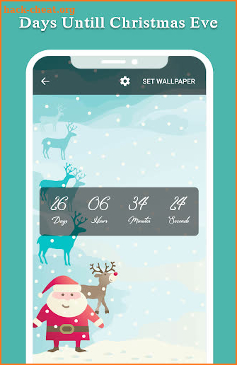 Christmas Countdown Live Wallpaper screenshot