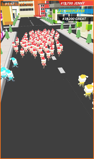 Christmas Crowd in City screenshot