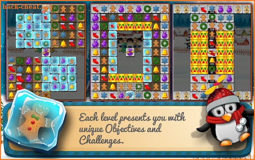 Christmas Drops 3 - Match three puzzle screenshot